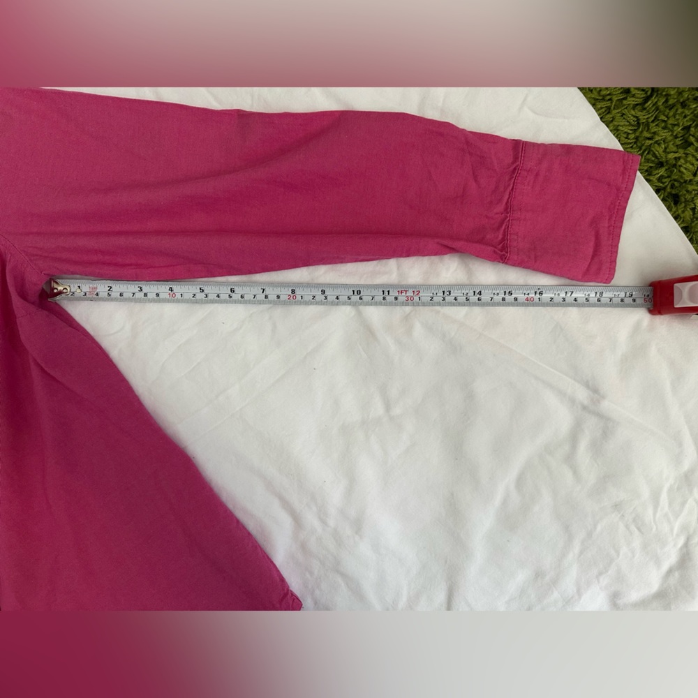 Tommy Hilfiger Women’s Vibrant Pink Button Down Shirt - Picture 7 of 10